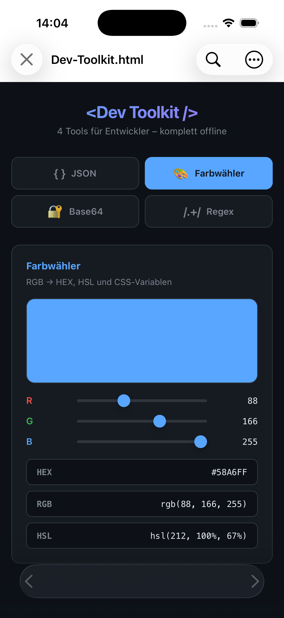 Sitecase: Werkzeuge für Entwickler